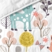 Bedspread (quilt) HappyFriday Moshi Moshi Multicolour 180 x 260 cm Deer Forest