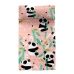 Colcha HappyFriday Moshi Moshi Rosa 200 x 260 cm Oso Panda