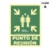 Schild Normaluz Punto de reunión PVC (22,4 x 30 cm)