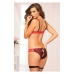 Conjunto de Lingerie Seven Til Midnight 9624 Preto/Vermelho (M - EU 38-40)