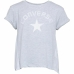 T-Shirt met Korte Mouwen voor kinderen Converse Mix Flyaway Lichtgrijs