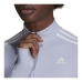 Tricou cu Mânecă Lungă Femei Adidas 3/4 Hyperglam W Lavandă