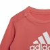 Sportski Komplet za Bebe Adidas Badge of Sport French Terry Koraljni