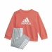 Ensemble de Sport pour Bébé Adidas Badge of Sport French Terry Corail