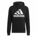 Vyriškas džemperis su gobtuvu Adidas Essentials Fleece Big Logo Juoda