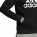 Толстовка с капюшоном мужская Adidas Essentials Fleece Big Logo Чёрный
