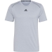 Herren Kurzarm-T-Shirt Adidas Hiit Grau