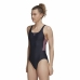 Maillot de bain femme Adidas  Mid 3 Bands Bleu foncé