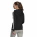 Sweat à capuche femme Adidas Essentials French Terry Noir