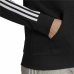 Damen Sweater mit Kapuze Adidas Essentials French Terry Schwarz