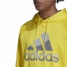 Vīriešu Sporta Krekls ar Kapuci Adidas  Game and Go Big Logo Dzeltens