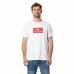 Heren-T-Shirt met Korte Mouwen Rip Curl Hallmark Wit Mannen