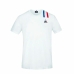 Camisola de Manga Curta Unissexo Le coq sportif Branco