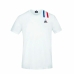 Koszulka z krótkim rękawem Unisex Le coq sportif Biały