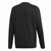 Herensweater zonder Capuchon Adidas 3 stripes Zwart