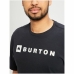 Moška Majica s Kratkimi Rokavi Burton Horizontal Mountain Črna