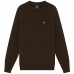 Herren Sweater ohne Kapuze Lyle & Scott V1 Crew Dunkelbraun