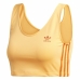 Sportbeha Adidas 3 stripes Gouden