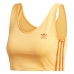 Sportinė liemenėlė Adidas 3 stripes Auksinis