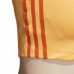 Sportinė liemenėlė Adidas 3 stripes Auksinis
