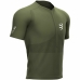 Heren-T-Shirt met Korte Mouwen Compressport Olijf