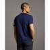 Camisola de Manga Curta Homem Lyle & Scott V1-Plain  Azul Marinho Homem