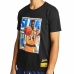 Heren-T-Shirt met Korte Mouwen Mitchell & Ness LA Lakers Shaq Zwart