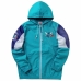 Giacca Sportiva da Uomo Mitchell & Ness Charlotte Hornets Basket Azzurro Turchese