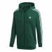 Jachetă Sport de Bărbați Adidas 3 stripes Verde inchis