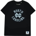 Tricou cu Mânecă Scurtă Bărbați Mitchell & Ness University of North Carolina Negru Bărbați