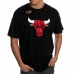 Basketbal T-shirt Mitchell & Ness Chicago Bulls Zwart