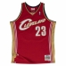 t-shirt de basket Mitchell & Ness Lebron James Cleveland Cavaliers Rouge