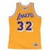 Basketbal T-shirt Mitchell & Ness LA Lakers Magic Jhonson Geel