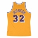 Μπλουζάκι μπάσκετ Mitchell & Ness LA Lakers Magic Jhonson Κίτρινο