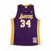 Koszulka do koszykówki Mitchell & Ness LA Lakers Shaq O´Neal Fiolet