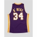 Koszulka do koszykówki Mitchell & Ness LA Lakers Shaq O´Neal Fiolet