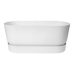 Vaso Elho Terrase 80 Wheels 35 x 78 x 34 cm Bianco