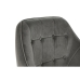 Sjedalo DKD Home Decor zlatan Tamno sivo Metal 74 x 74 x 90 cm