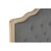 Headboard DKD Home Decor Dark grey Rubber wood 160 x 10 x 120 cm