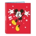 Папка с пръстени Mickey Mouse Clubhouse Fantastic Син Червен A4 26.5 x 33 x 4 cm