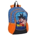 Mochila Escolar Dragon Ball Azul Naranja 30 x 40 x 15 cm