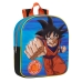 Mochila Escolar 3D Dragon Ball Azul Naranja 26 x 30 x 10 cm