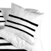 Capa de almofada HappyFriday Blanc Stripes Multicolor 80 x 80 cm