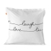 Funda de almohada HappyFriday Blanc Live Multicolor 80 x 80 cm