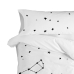 Funda de almohada HappyFriday Blanc Constellation Multicolor 45 x 110 cm (2 Unidades)