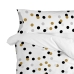 Taie d'oreiller HappyFriday Blanc Golden Dots Multicouleur 45 x 155 cm