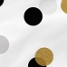 Capa de almofada HappyFriday Blanc Golden Dots Multicolor 45 x 125 cm