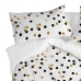 Funda de almohada HappyFriday Blanc Golden Dots Multicolor 50 x 75 cm (2 Unidades)