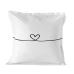 Funda de almohada HappyFriday Blanc My Love Multicolor 80 x 80 cm