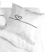 Funda de almohada HappyFriday Blanc My Love Multicolor 80 x 80 cm